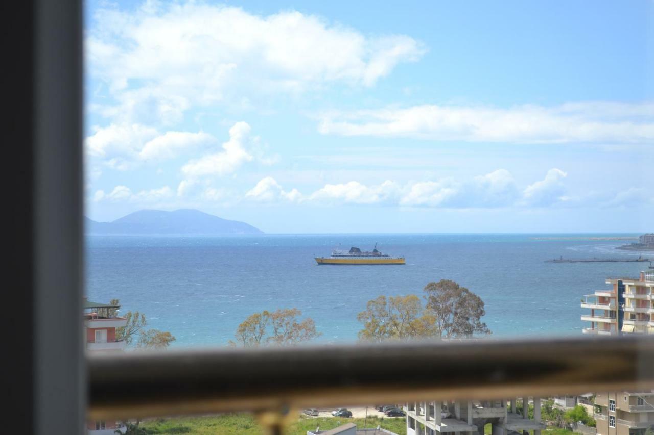 Seaview Penthouse 2 Bedrooms Apartment & Box Garage Vlorë Extérieur photo